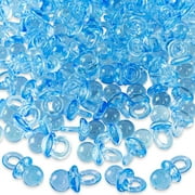 Yirtree Mini Acrylic Baby Pacifiers for Baby Shower Decorations, Table Scatter, Party Favors, Games \u0026 Activities - 50 Pcs Clear Acrylic Mini Pacifiers Baby Shower Party Favor Girl Boy Game Decor